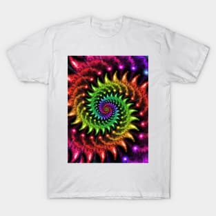 Spinning Rainbow Spiral T-Shirt